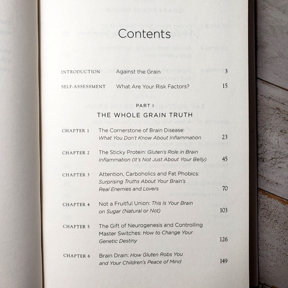 NEW Grain Brain health book Dr. David Perlmutter - Picture 2 of 5